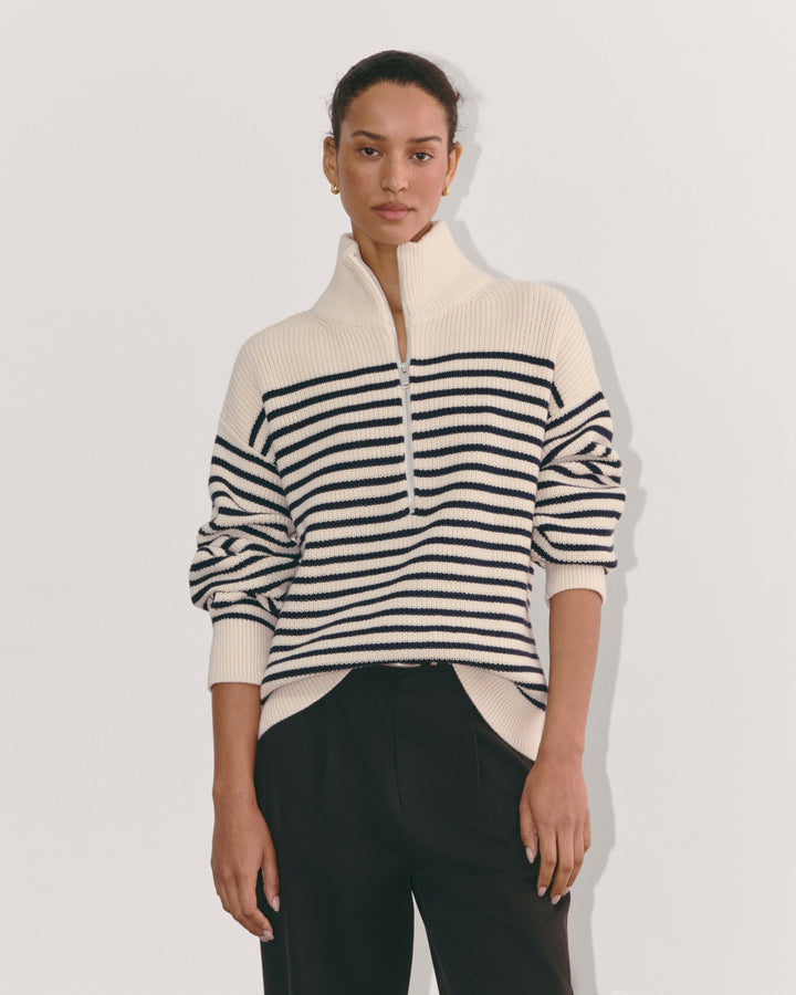 Isla Relaxed Fit Half-Zip Sweater