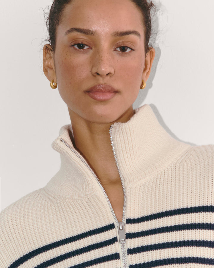 Isla Relaxed Fit Half-Zip Sweater
